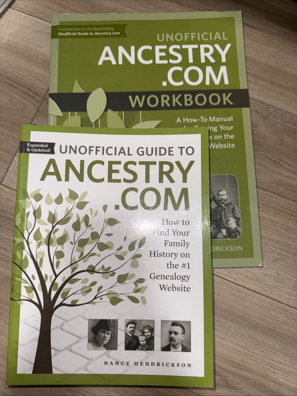 Unofficial Guide to Ancestry.com~with Companion Workbook Set *Brand New*